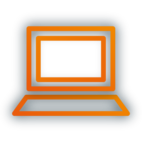 Icon von einem Notebook