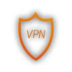 Icon von einem Schutzschild in dem "VPN" steht