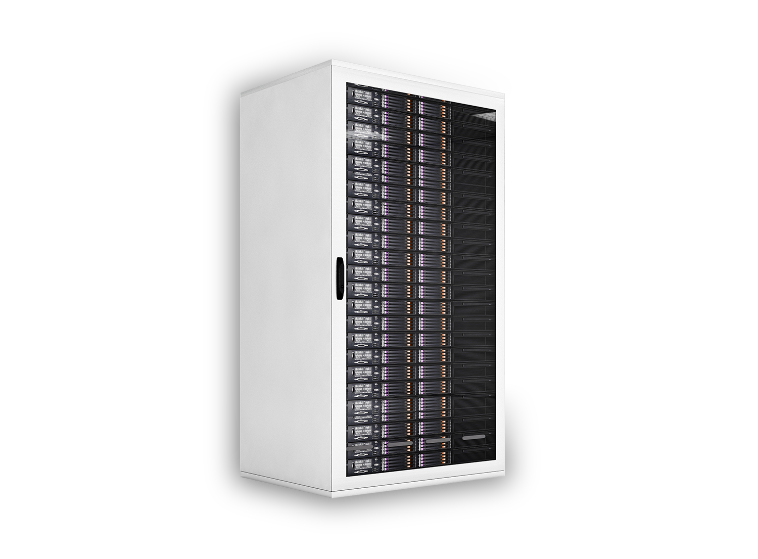 Bild von einem Server Rack - Thema Cloud Server