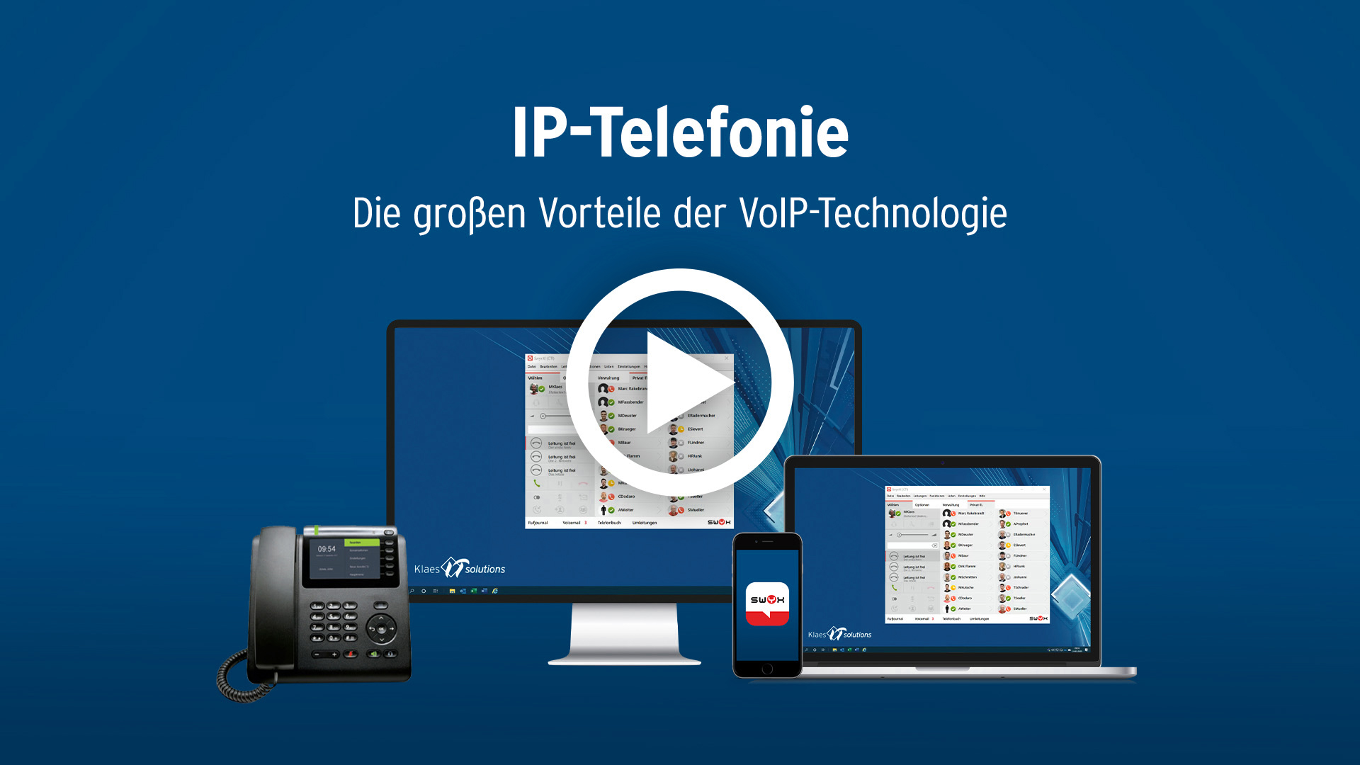 IP-Telefonie mit SwyxIT - Erklärvideo mit Markus Klaes